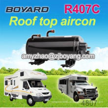 Boyard 60Hz 1ph giratório r407c btu5000 220v ar compressor carro pneumático compressor de ar para o condicionador de ar de ônibus